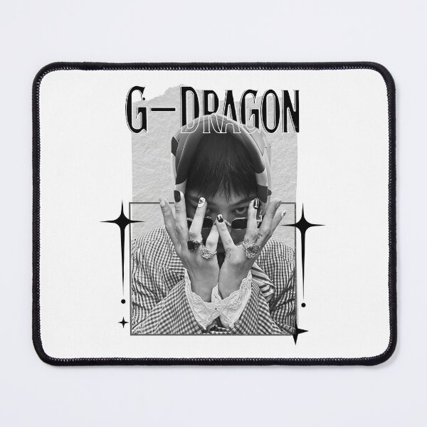 Item preview, G-Dragon Kpop Soloist from Big Bang Monochrome Black and White Classic Design Collage designed and sold by HELL0WBELLO.