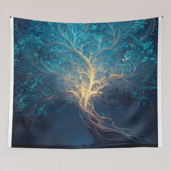 Item preview, The Luminous Tree of Dreams designed and sold by oanaunciuleanu.