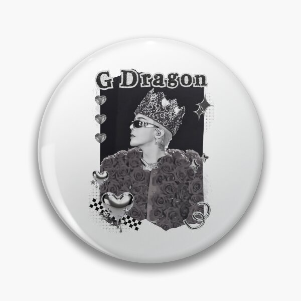 Artikelvorschau, G-Dragon Kpop-Solist aus Big Bang, Schwarz-Weiß-Collage-Design entworfen und verkauft von AJUNICE STUDIO.
