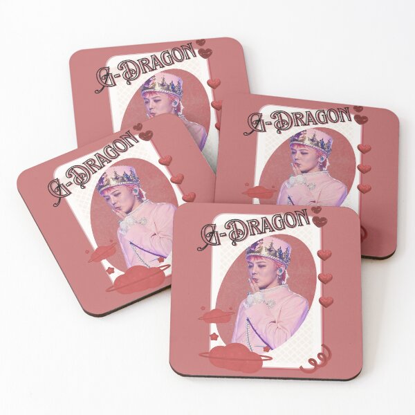 Item preview, G-Dragon Kpop Soloist from Big Bang Card Red Aesthetic Collage Design designed and sold by AJUNICE STUDIO.