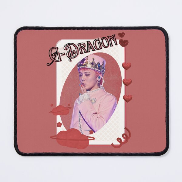 Item preview, G-Dragon Kpop Soloist from Big Bang Card Red Aesthetic Collage Design designed and sold by AJUNICE STUDIO.