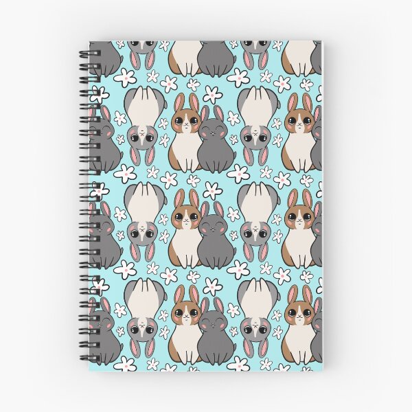 Aperçu de l'œuvre Motif mignon de lapin et de marguerite créée et vendue par makell-creates.