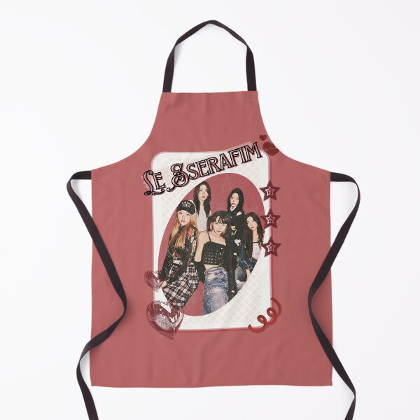 Item preview, Le Sseraf1m Kpop Girl Group Card Red Aesthetic Collage Design designed and sold by AJUNICE STUDIO.