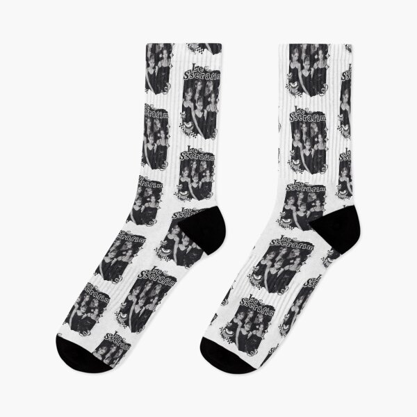 Item preview, Le Sseraf1m Kpop Girl Group Black and White Collage Design designed and sold by AJUNICE STUDIO.