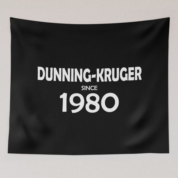 Item preview, Dunning-Kruger effect 1980 designed and sold by jdtees.
