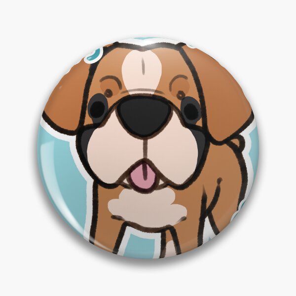 Artikelvorschau, Pretty Flashy Fawn Boxer Blau entworfen und verkauft von eto's art.