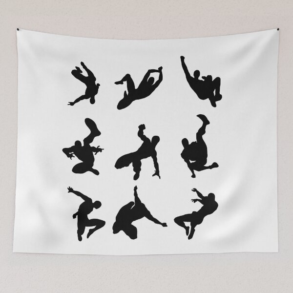 Item preview, The Many Poses of Spider-Man – 9 Action Silhouettes designed and sold by Sebastian Salas.