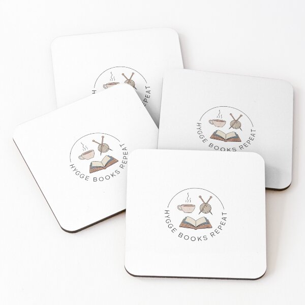 Artikelvorschau, Hygge Bücher wiederholen gemütliches minimalistisches Emblem entworfen und verkauft von MagicWander.
