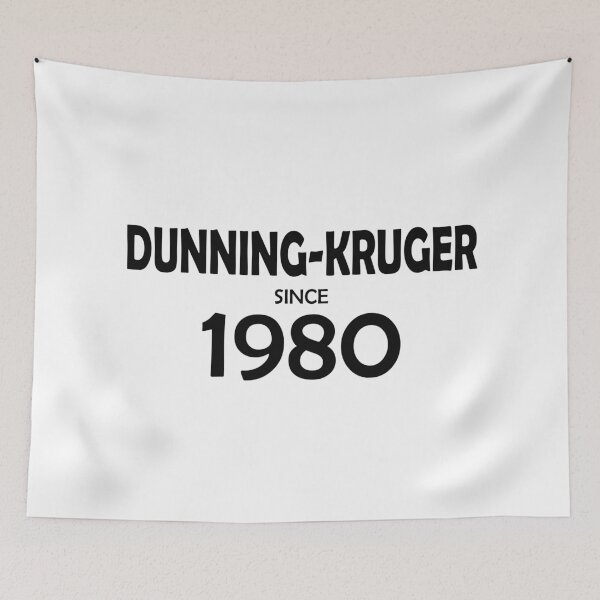 Item preview, Dunning-Kruger effect 1980 designed and sold by jdtees.