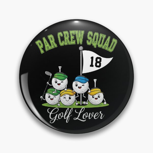 Item preview, Cute Golf Ball Crew "Par Crew Squad" Design designed and sold by DMNindustries.