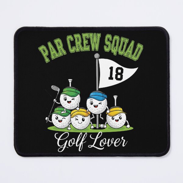Item preview, Cute Golf Ball Crew "Par Crew Squad" Design designed and sold by DMNindustries.
