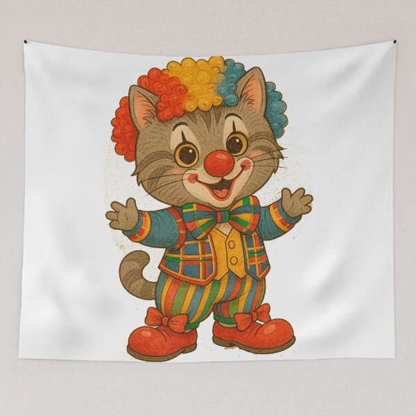 Item preview, Cat Clown designed and sold by Qopta.