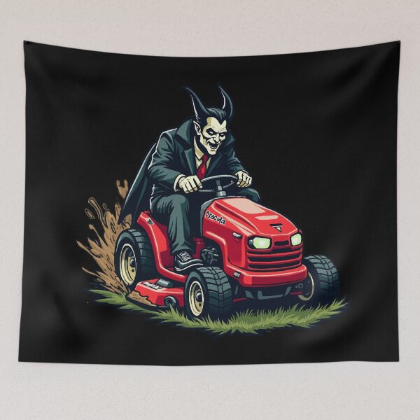 Item preview, Lawnmower Racing - Halloween - Vampire - Lawn Mower Racing designed and sold by RaceDayRags.