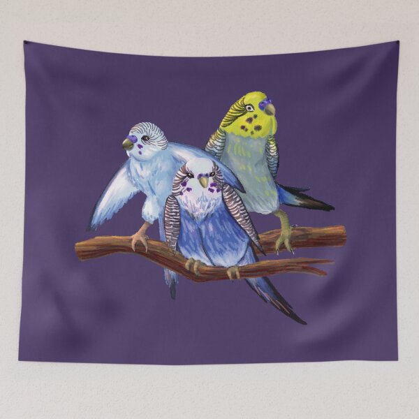 Item preview, Budgie Boy Band designed and sold by GuppyFry.