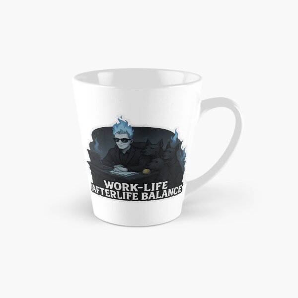 Item preview, Work-Life Afterlife Balance - Hades Humor designed and sold by Cheerioza.