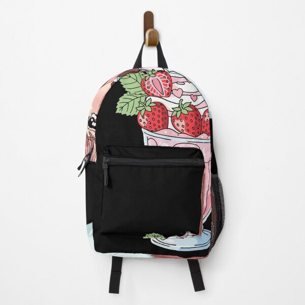 Item preview, Strawberry Milkshake Girl – Sweet Anime Style designed and sold by Rotten Potatos.