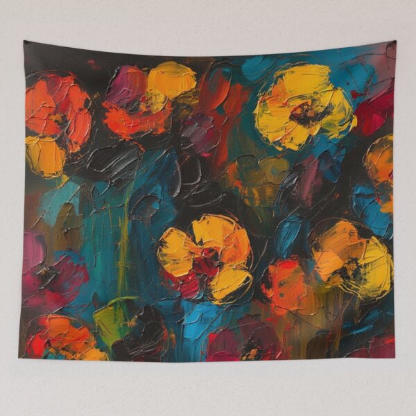 Item preview, Abstract Floral Art designed and sold by TheDarkWardrobe.