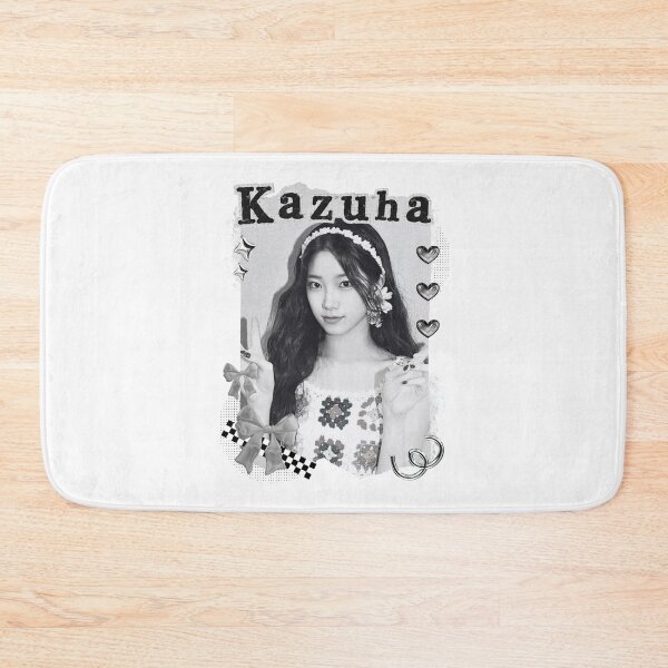 Item preview, Le Sseraf1m Kazuha Kpop Girl Group Black and White Collage Design designed and sold by AJUNICE STUDIO.