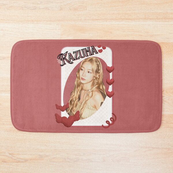 Item preview, Le Sseraf1m Kazuha Kpop Girl Group Card Red Aesthetic Collage Design designed and sold by AJUNICE STUDIO.