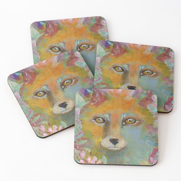 Item preview, Fox among the flowers designed and sold by Woodland Wonders.