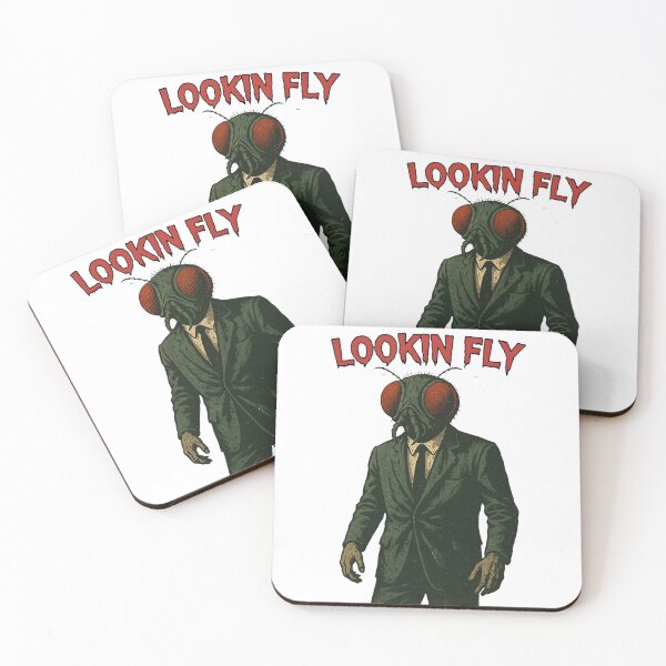 Item preview, Lookin’ Fly – Retro Horror Movie Monster Poster designed and sold by PolarisInk.