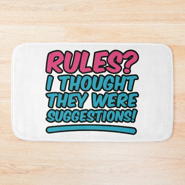 Item preview, Rules? designed and sold by IKDG.