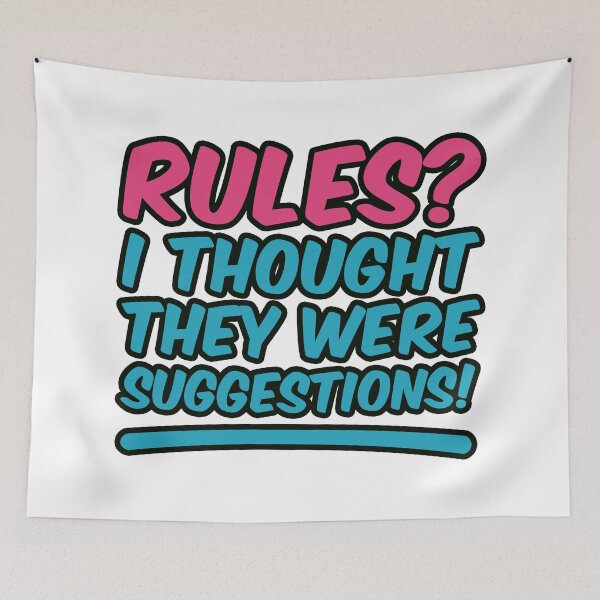 Item preview, Rules? designed and sold by IKDG.