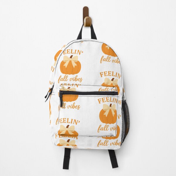 Item preview, Feelin' Fall Vibes Cute Pumpkin with Bow designed and sold by Alex Songs.