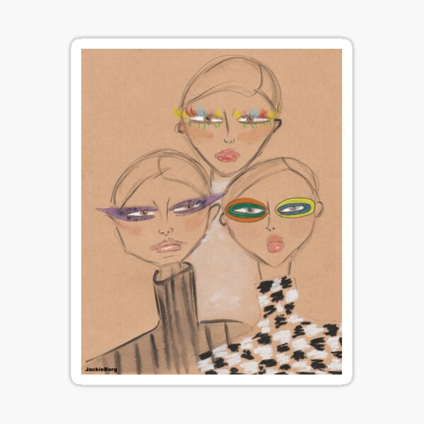 Item preview, 3 Makeup Girls designed and sold by jackieborg.