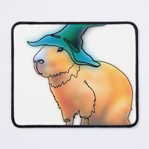 Item preview, Capybara Wearing a Witch Hat – animalzinhats designed and sold by Ashley’sAnimalz.