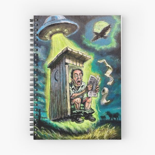 Item preview, Outhouse Abduction designed and sold by MichaelVoth.