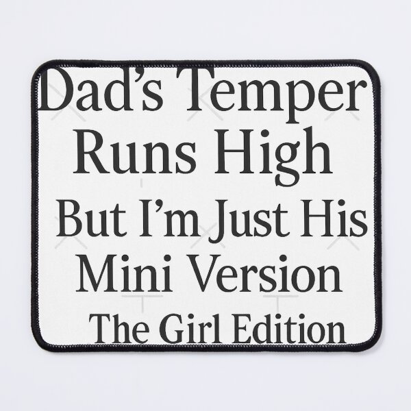 Item preview, Dad’s Mini Me — Girl Edition / Mini Moi Papa — Version Fille designed and sold by Drawingshirts.