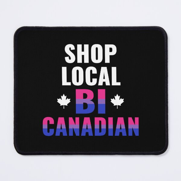 Item preview, Shop Local Buy Canadian Pride with Bisexual Flag Colors designed and sold by Maria Garcia.