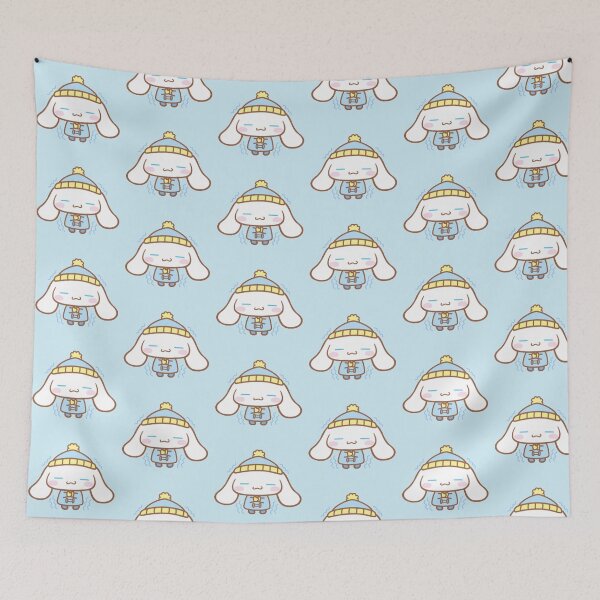 Item preview, Cinnamoroll in Winter Hat – Cozy Cold Weather Illustration designed and sold by Heavenly-Cloudz.