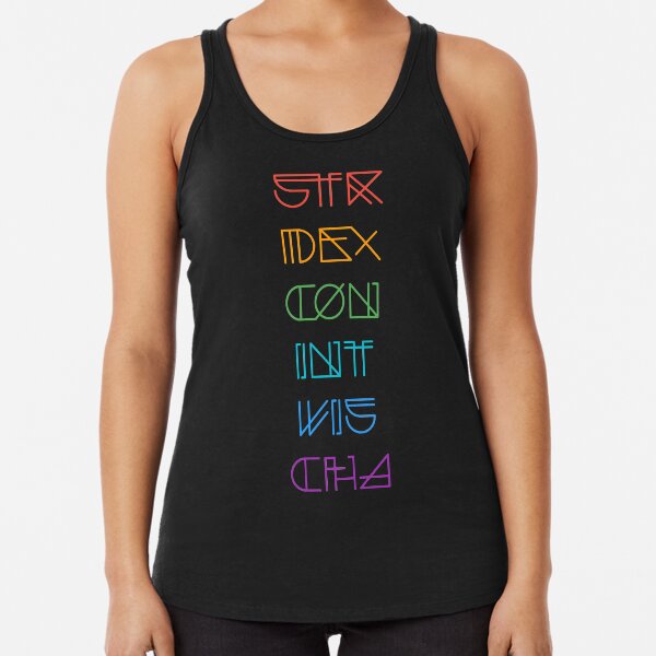 Dungeons and Dragons Ability Geek Gaming D&D Attributes Racerback Tank Top
