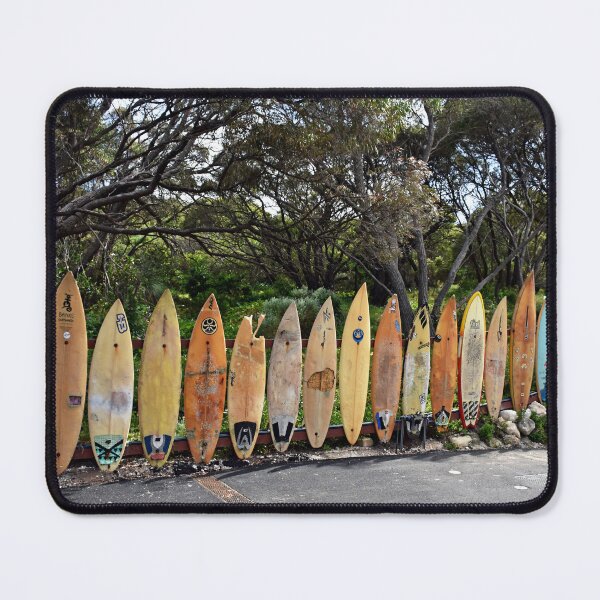 Item preview, The Surfing Life Surf Board Fence Margaret River designed and sold by Rainbow Farm Photography.