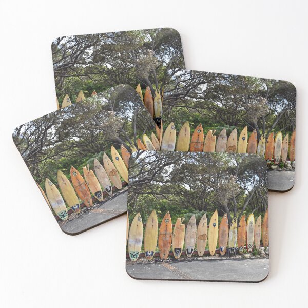 Item preview, The Surfing Life Surf Board Fence Margaret River designed and sold by Rainbow Farm Photography.