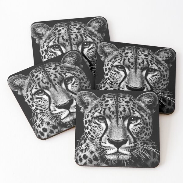 Item preview, Powerful Tiger Face Art In Black And White  designed and sold by DEC02.