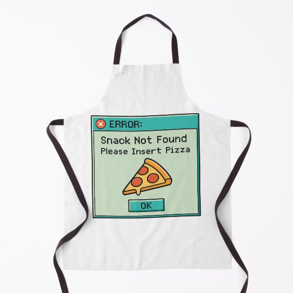 Item preview, Snack Error – Insert Pizza | Retro Tech Humor Tee designed and sold by Qopta.