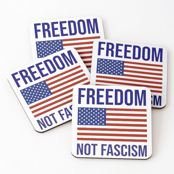 Item preview, Freedom not fascism  designed and sold by Rachel the Artist .