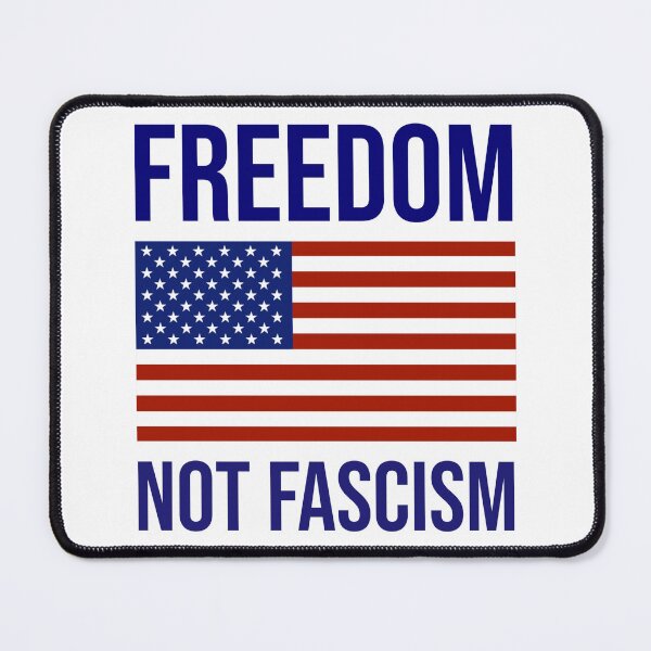 Item preview, Freedom not fascism designed and sold by Rachel the Artist .