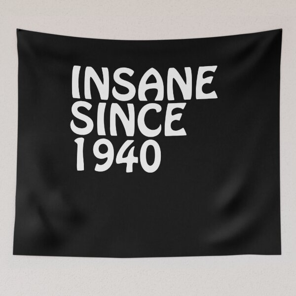 Item preview, Insane Since 1940 Best Friend Birthday Shirts designed and sold by shoppzee.