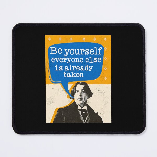 Item preview, Oscar Wilde - Be Yourself Quote Design designed and sold by Vintagenaut Co..