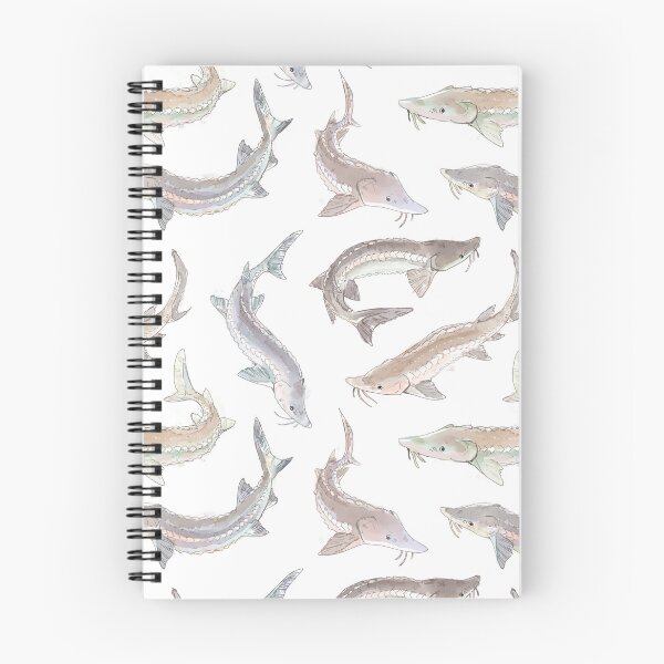 Item preview, Watercolor white sturgeon designed and sold by chaoticcaprisun.
