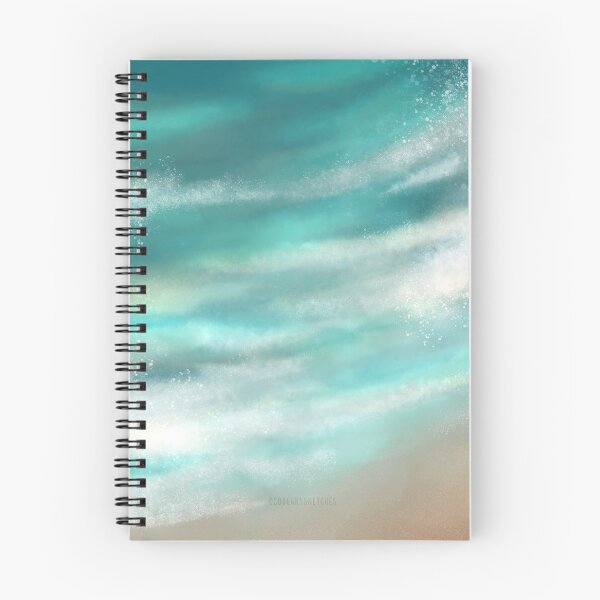 Item preview, Vertical Ocean Waves Digital Art, Handmade on Procreate  | SqueakySketches designed and sold by SqueakySketches.