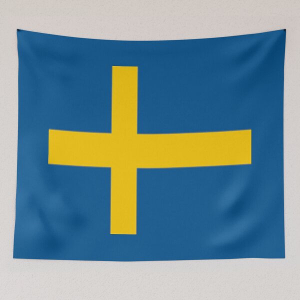 Item preview, Sweden Flag Design designed and sold by Midnight Veil Designs.