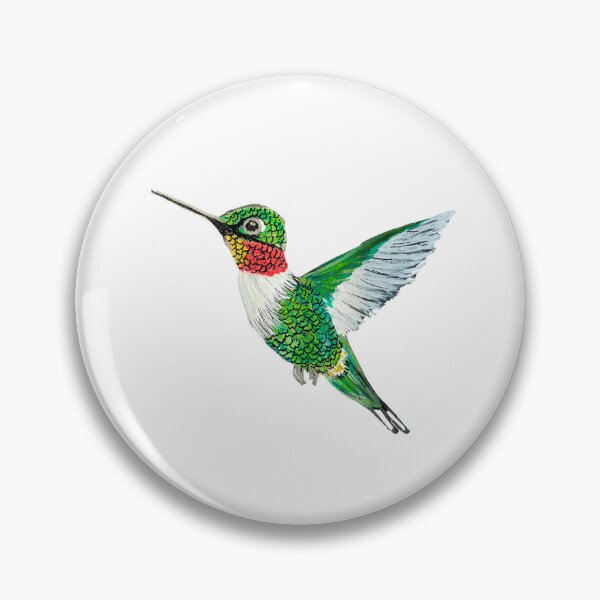 Item preview, Ruby Throated Hummingbird in Flight designed and sold by TheArtyOne11.