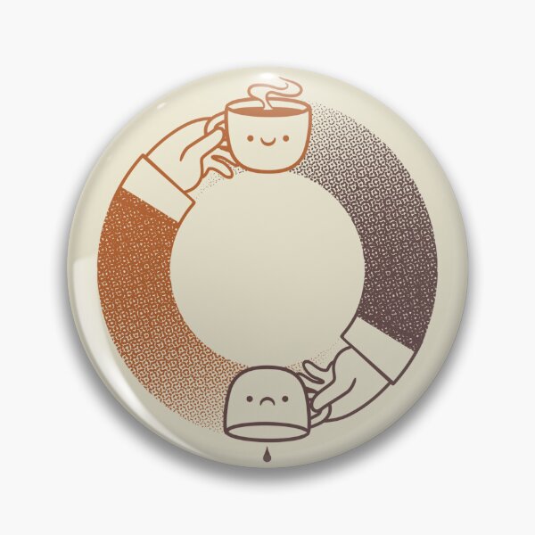 Item preview, Happy Coffee Sad Coffee by Tobe Fonseca designed and sold by Tobe Fonseca®.