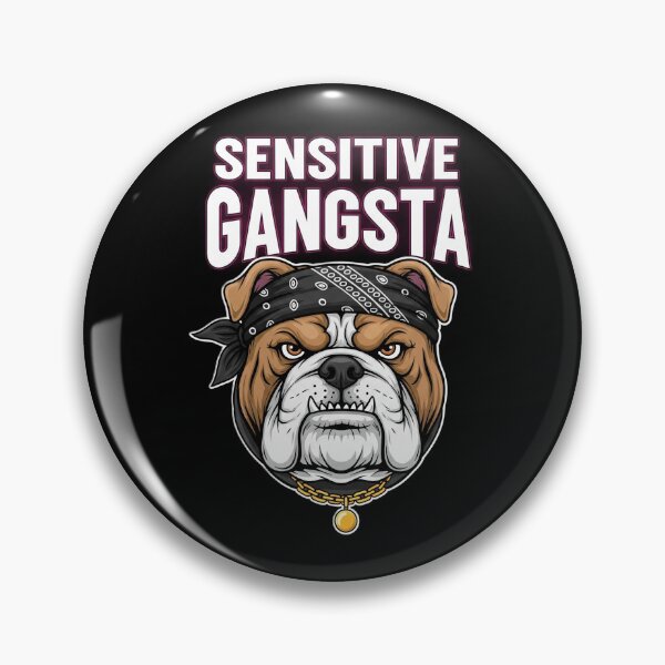 Item preview, "Sensitive Gangsta" - Bulldog Edition designed and sold by DMNindustries.
