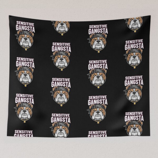Item preview, "Sensitive Gangsta" - Bulldog Edition designed and sold by DMNindustries.